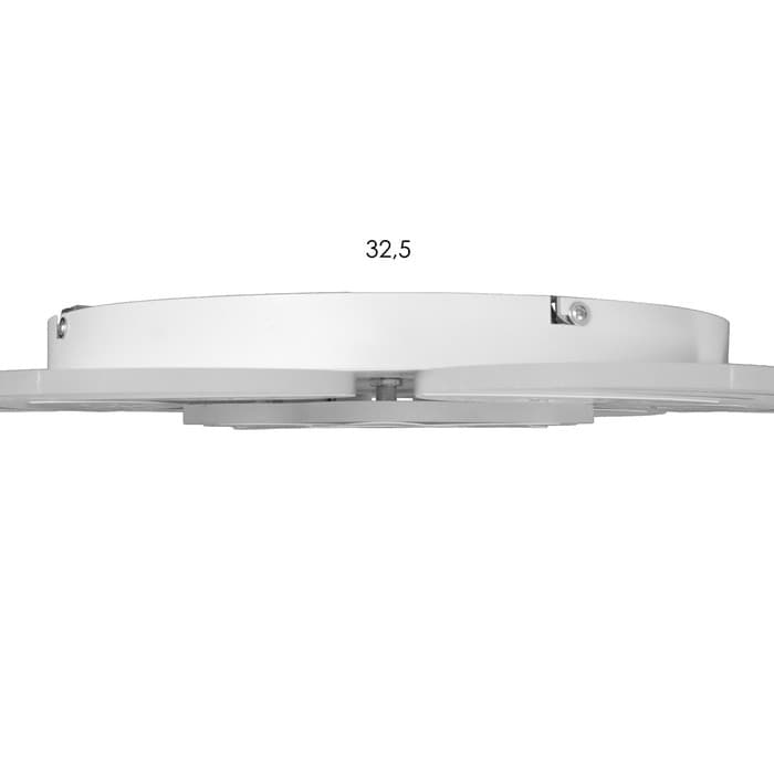 Люстра с ПДУ «Косм BayerLuxо» 7хLED 60 Вт белый 55×55×10 см BayerLux