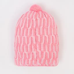 Шапка для девочки, ярко-розовая, размер 52-54