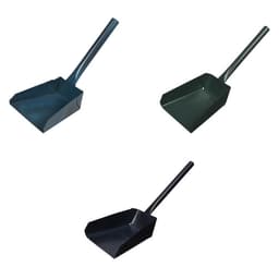 Совок хозяйственный 13×10×3.5 см, металл, черенок 21 см, МИКС