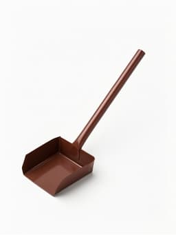 Совок хозяйственный 10×10×3.5 см, металл, черенок 21 см, МИКС