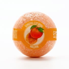 Бомбочка для ванны 120 г, аромат мандарина, Кладовая красоты