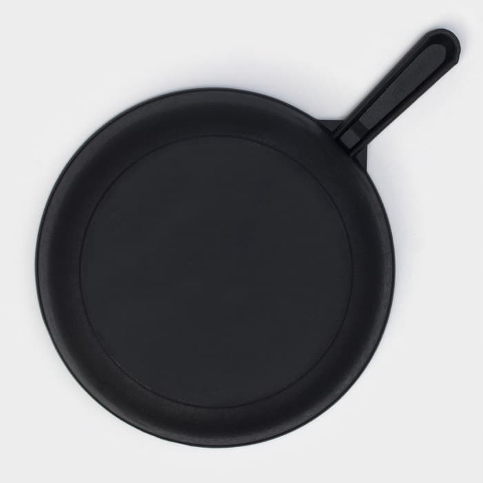 Сковорода литая Magma, d=24 см, h=4 см, чугунная ручка, индукция, чугун, чёрная