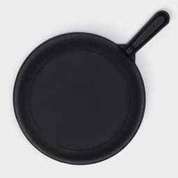 Сковорода литая Magma, d=24 см, h=4 см, чугунная ручка, индукция, чугун, чёрная