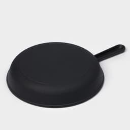 Сковорода литая Magma, d=24 см, h=4 см, чугунная ручка, индукция, чугун, чёрная
