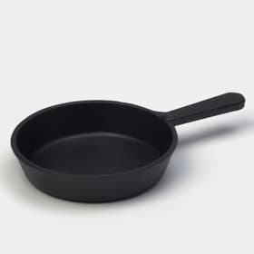 Сковорода порционная литая Magma, d=14.5 см, h=3 см, индукция, чугун, чёрная