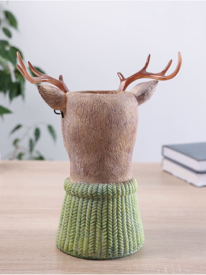 Ваза для цветов «Олень в очках», 22×15×26 см