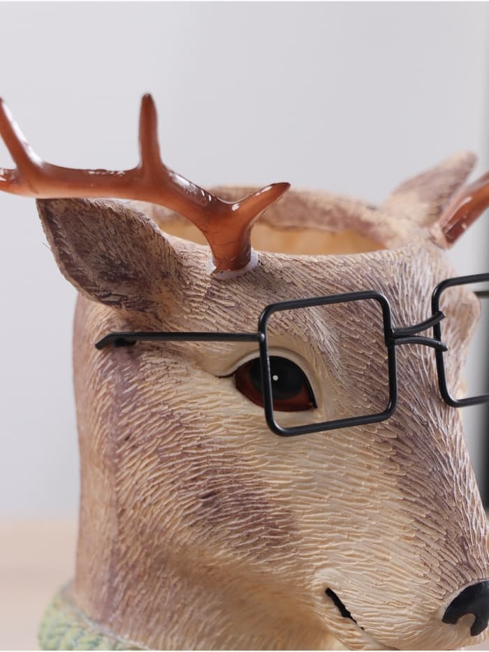 Ваза для цветов «Олень в очках», 22×15×26 см