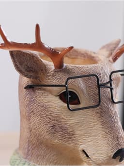 Ваза для цветов «Олень в очках», 22×15×26 см