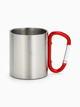 Кружка туристическая с карабином «На рыбалке лучше», 180 мл