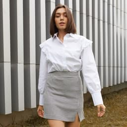 Рубашка женская MIST: Classic Collection, размер 48, белая