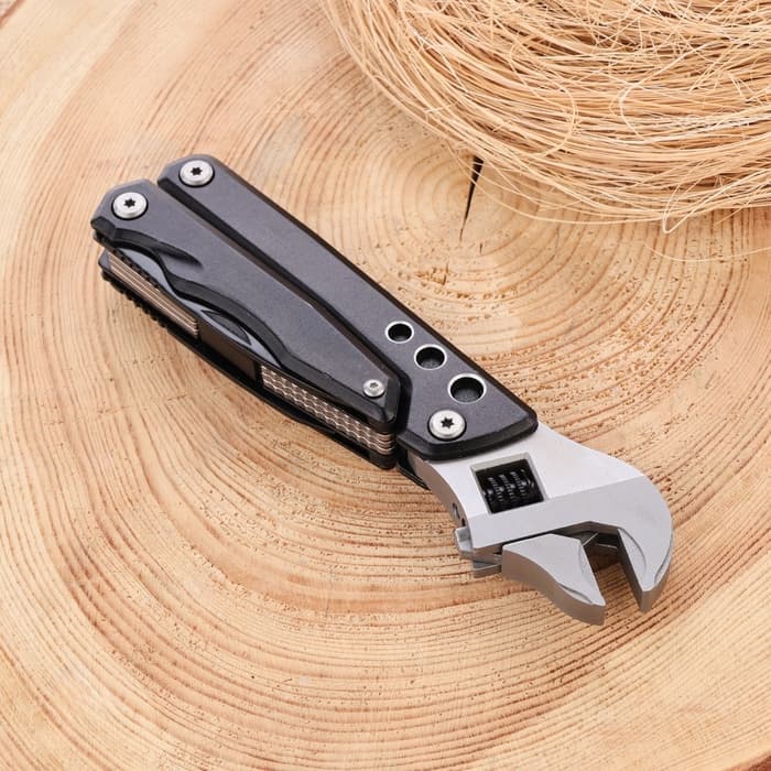 Мультитул многофункциональный с разводным ключом