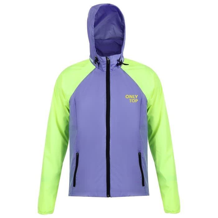 Ветровка ONLYTOP унисекс с сумкой purple, р. 52