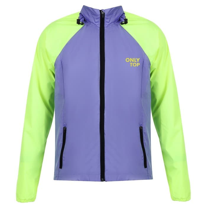 Ветровка ONLYTOP унисекс с сумкой purple, р. 52