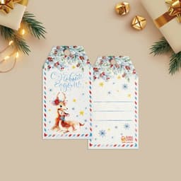 Открытка-шильдик на подарок «Новогодний», МИКС