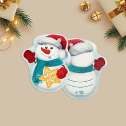 Открытка-шильдик на подарок «Новогодний», МИКС