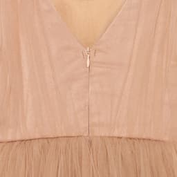 Платье нарядное для девочки KAFTAN, бежевое, рост 98-104 см