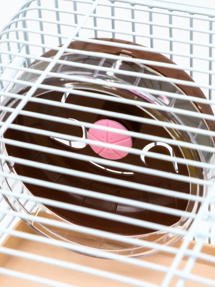 Клетка для грызунов «Пижон», 31×24×40 см двухэтажная. с наполнением, коричневая