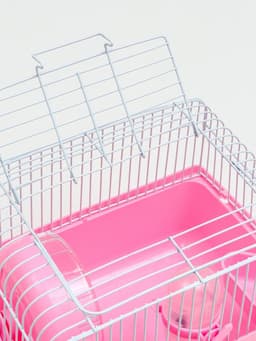 Клетка для грызунов «Пижон», 23×17×17 см, розовая