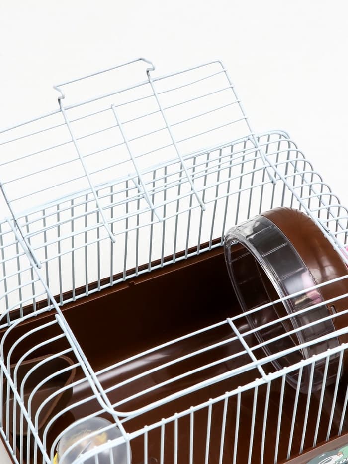 Клетка для грызунов «Пижон», 23×17×17 см, коричневая