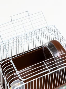 Клетка для грызунов «Пижон», 23×17×17 см, коричневая