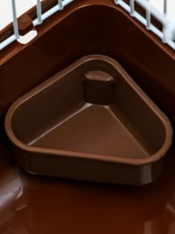 Клетка для грызунов «Пижон», 23×17×17 см, коричневая