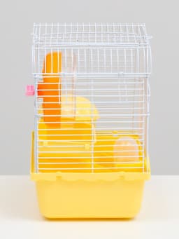 Клетка для грызунов «Пижон», 23×17×26 см, эмаль, жёлтая