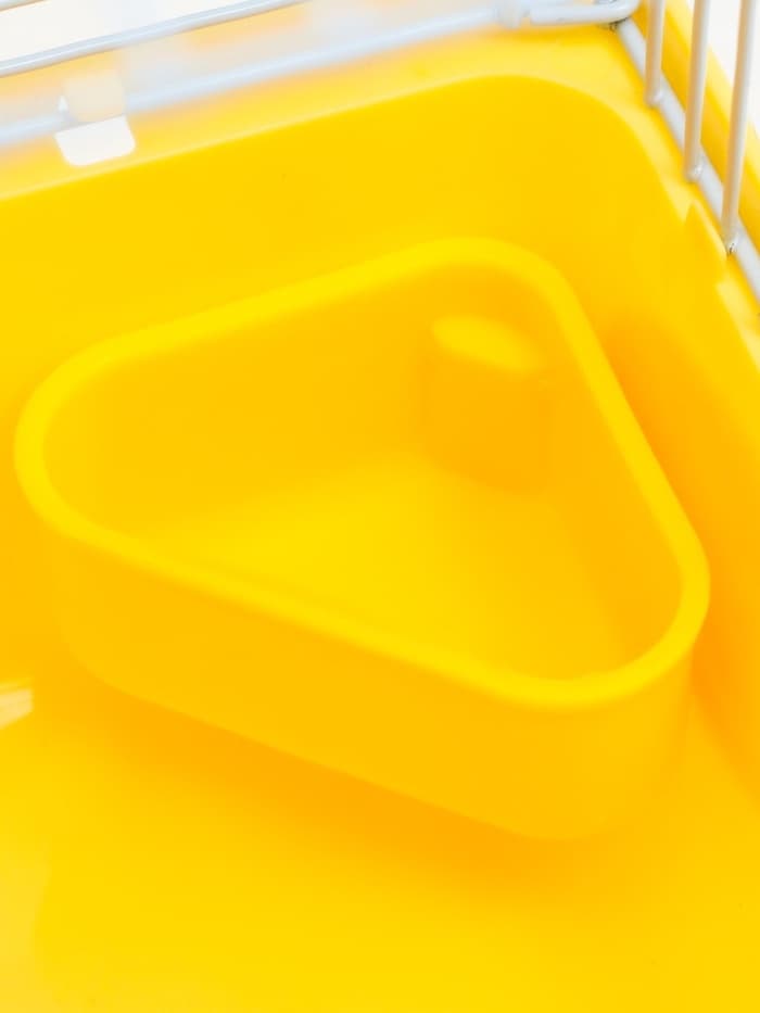 Клетка для грызунов «Пижон», 27×21×26 с. укомплектованная, жёлтая