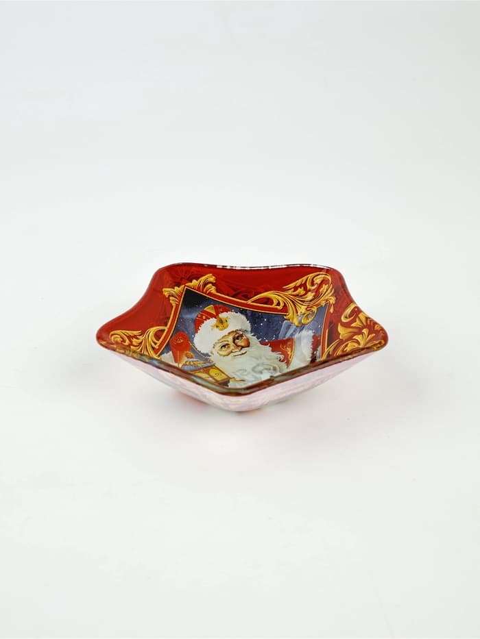 Соусник новогодний стеклянный «Дед Мороз», 10.8×10.3 см, 80 мл