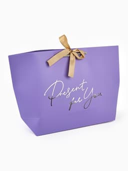 Пакет подарочный, упаковка, «Present», 30×27.5×12 см