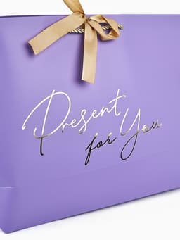 Пакет подарочный, упаковка, «Present», 30×27.5×12 см