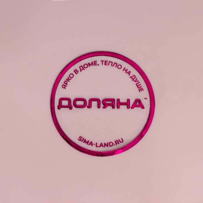 Щётка для пола Доляна, совок 25×23 см, щётка 29×84 см, металлическая ручка 77 см, розовая