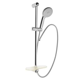 Душевая лейка со шлангом, стойкой, мыльницей и держателем, крепеж в комплекте.