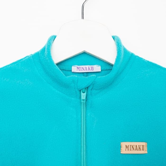 Комбинезон флисовый детский MINAKU, бирюзовый, размер 92-98 см