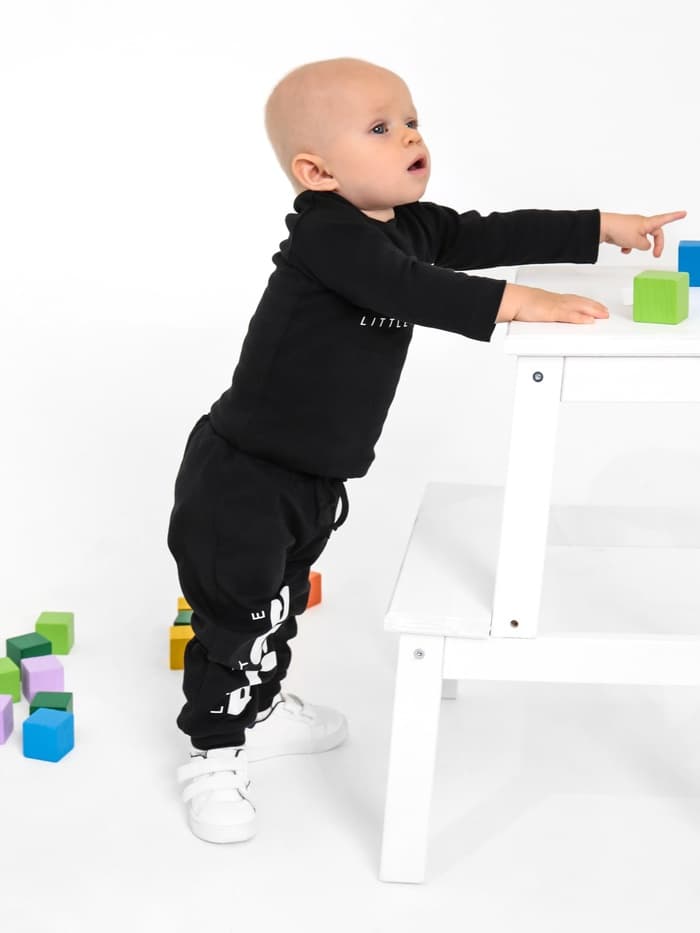 Лонгслив «Крошка Я» Little Boss, рост 62-68 см, цвет чёрный