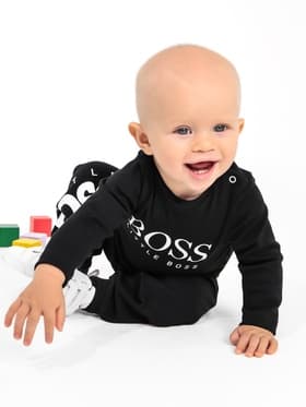 Лонгслив для мальчика «Крошка Я» Little Boss, рост 62-68 см, чёрный