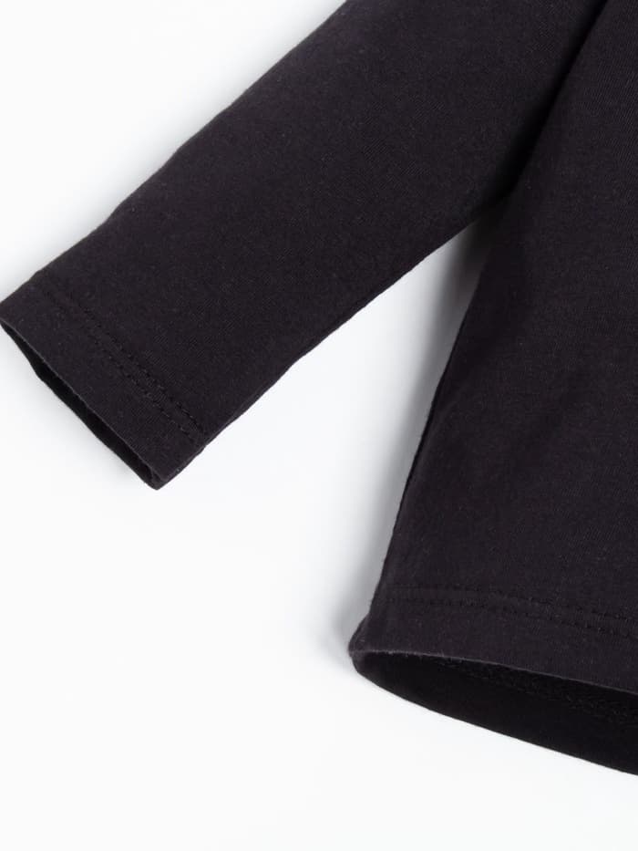 Лонгслив «Крошка Я» Little Boss, рост 74-80 см, цвет чёрный