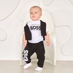Футболка детская «Крошка Я» Little Boss, рост 62-68 см, белая