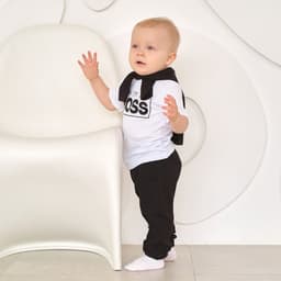 Футболка детская Крошка Я «Little Boss», рост 62-68 см, цвет белый