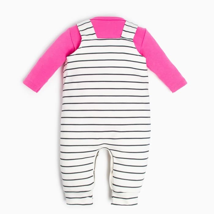 Комплект для девочки (боди, комбинезон) «Крошка Я» Love, рост 62-68 см