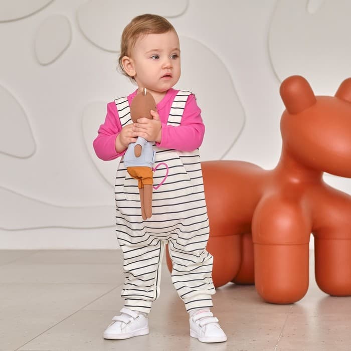 Комплект для девочки (боди, комбинезон) «Крошка Я» Love, рост 62-68 см