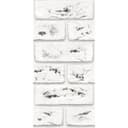 Панель стеновая ПВХ «Палаццо Неро 744», 2600×250 мм, цвет белый