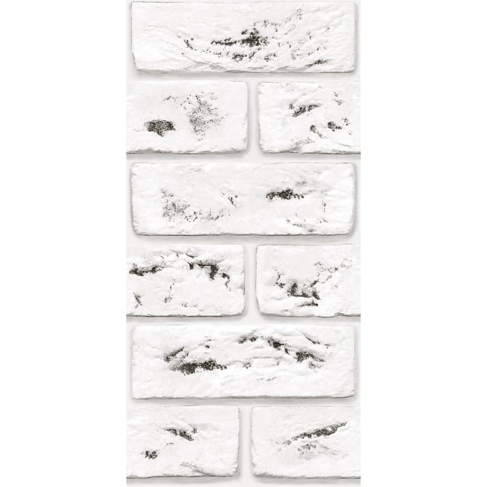 Панель стеновая ПВХ «Палаццо Неро 744», 2600×250 мм, цвет белый