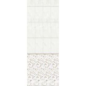 Стеновая панель ПВХ «Новита. Тигровая Лилия», добор, 2700×250 мм, цвет бежевый