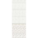 Стеновая панель ПВХ «Новита. Тигровая Лилия», добор, 2700×250 мм, цвет бежевый