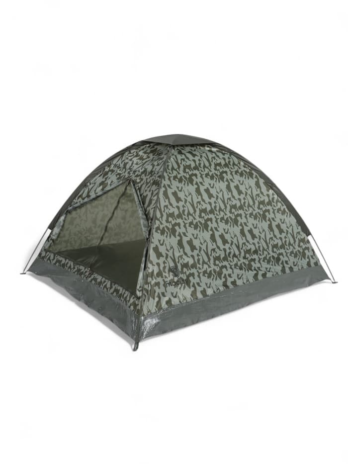 Палатка туристическая 3-местная maclay fisht sme 3, 205×180×120 см, трекинговая, однослойная, цвет камуфляж