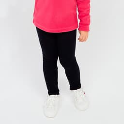 Леггинсы термо для девочки, чёрное, рост 98-104 см