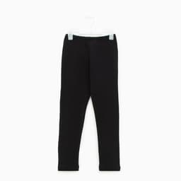 Леггинсы термо для девочки, чёрное, рост 98-104 см