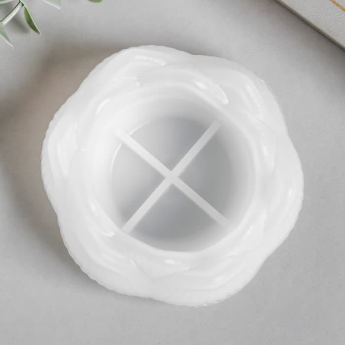 Молд силиконовый «Подсвечник бутон» 9×9×4.5 см