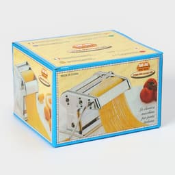 Лапшерезка-тестораскатка ручная, 6 настроек толщины теста, ширина лапши 2 и 5 мм, нержавеющая сталь