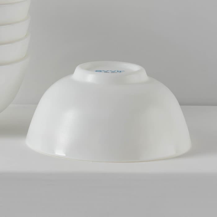 Салатники Avvir «Дива», набор 7 шт.: 6 шт.: d=11 см, 1 шт.: d=20 см, стеклокерамика, белые